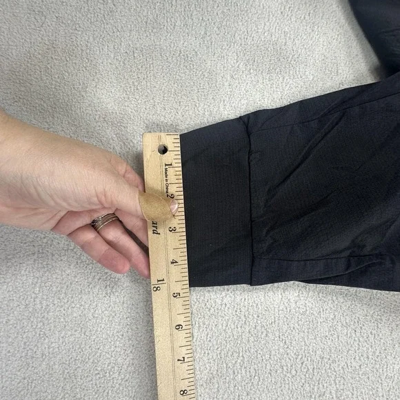 Athleta Trekkie North Jogger Pants Womens 10 Black Hiking Travel Stretch Ripstop - Picture 12 of 13